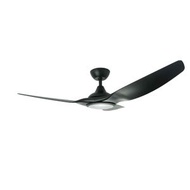 FANZTEC DC CEILING FAN 3 BLADES WITH 3 IN 1 LED LIGHT &amp; REMOTE (52 INCH) AIRSTREAM (MATT BLACK) - INSTALLATION CHARGES APPLIES