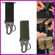 [Sharprepublic] Duty Belt Keepers with Key Holder Adjustment Strap Loop Keychain Belt Clip