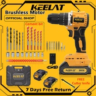 KEELAT KCD007 Cordless Impact Drill Electric Mini Screwdriver Cordless Hand Wall Drill Rechargeable 