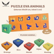 PUZZLE Eva Animal Picture Mat Animal/ Floor Mat Evafoam Puzzle 30x30/ Floor Carpet Animals/ Mat Eva 