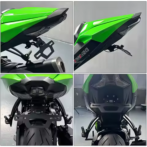 ZX6R 2026 Hidden License Plate Holder For KAWASAKI ZX-6R NINJA ZX 636 2025 Motorcycle Tail Tidy Rear