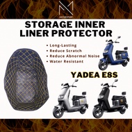 YADEA E8S Scooter Storage Inner Liner Protector Skuter Box Storage Cover PU Leather Padding Motorcyc