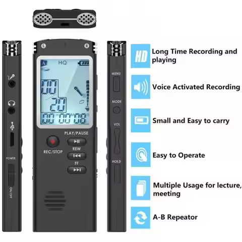 NEW Ghost Hunting EVP Recorder 8GB Paranormal Equipment Digital Voice Spirit Recording Voice Box Min