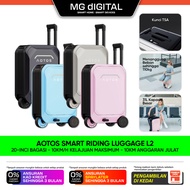 [BARU] Aotos Smart Riding Luggage L2 Electric Scooter Suitcase 20-Inch | Boarding Carry-On