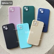 Case For iphone 14 iphone 14 Plus Softcase Macaron Square / Case Square Edge Case iphone 14 iphone 1