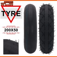 200 x 50 Tire and Inner Tube Set 8"x2" Electric Scooter Off-Road Tire For Razor E150 E200 Dune Buggy