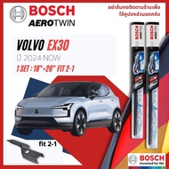 BOSCH AEROTWIN PLUS Wiper Blades Front Pair 18+26 Fit 2-1 For Volvo EX30 BEV 2024-NOW
