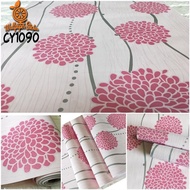 wallpaper dinding tembok wallpaper kamar tidur wallpaper tembok wallpaper 3d motif ukuran 45cm x 8me