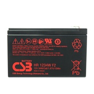 [UPS battery] CSB HR1234W 12V 9Ah UPS /High Rate AGM Battery - VRLA Maintenance-Free Sealed Lead Aci