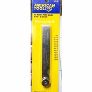 American Tool Thickness Gauge Fuller Filler 13 Blades for Motorcycles