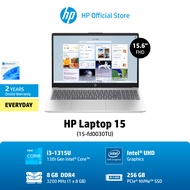 [ผ่อน 0%] HP Laptop 15-fd0028TU - 15-fd0030TU Intel® Core™ i3-1315U - 12 - 8GB - 512 - 256GB - Win11 Home - 2Yrs Onsite โน้คบุ๊ค Notebook
