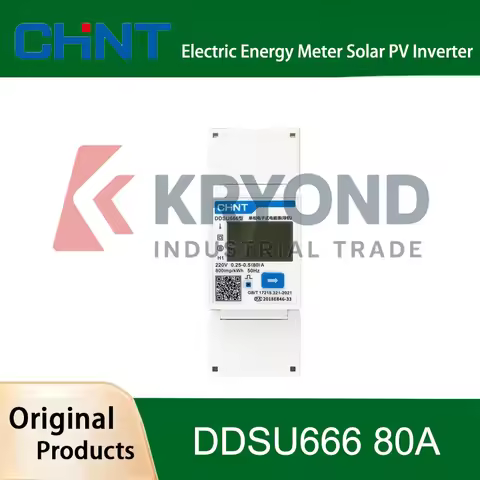 CHINT DDSU666 DTSU666 Multifunction Power Meter ProgramableMODBUS RS485 Electric Energy Meter Solar 