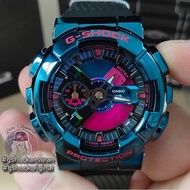 100% ORIGINAL CASIO G-SHOCK GM 110SN 2APFS SPECIAL EDITION COLLABS BE@RBRICK COME WITH KONTENA BOX A