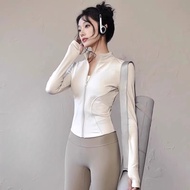 Slimmer Look Abdomen Yoga Wear Jacket Women Quick-Drying All-Match Outdoor Running Fitness Wear Suit