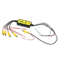 【JJL】-4To1 Car Panoramic 360 Camera Video Reversing Switch Box Car Blind Spot Camera Video Switch Bo