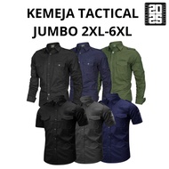 KEMEJA Jumbo Tactical Shirt 6XL 5XL 4XL 3XL 2XL Tactical Shirt/ Tactical Shirt/ Men's Shirt/