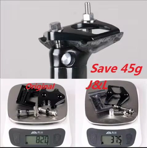 1 Set J&L Titanium + Carbon Clamp-For Giant TCR (2016~2024) Liv Langma PROPEL (2018-2022)/(2023-2024