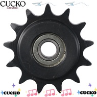 CUCKO Chain Idler Sprocket, 13 Tooth C45 Carbon Steel Convex Idler Gear, Durable 10mm Bore 1/2" Pitc