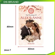 Acrylic Wedding Invitation Card / VIP Wedding Card DS Brand E
