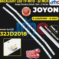 RG BACKLIGHT TV LED 32 INCH JOYON 32JD2018 LAMPU LED TV JOYON 32 IN 6K
