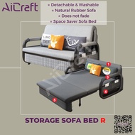 💺[CUSTOMIZE] Storage Sofa Bed R Sofa Bed Foldable Dual-purpose Multi-functional Storage Retractable Balcony Single