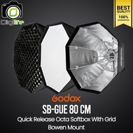 Godox Softbox SB-GUE 80 cm. Quick Release Octa Softbox With Grid ( Bowen Mount ) / Digilife Thailand