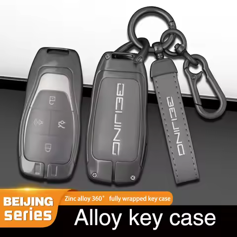 Car Key Cover Case Shell for Baic BJ40 PLUS EX5 EU5 EC5 bj80 For Changhe Q25 Q35 A6 4button stmart k