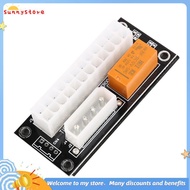 Dual PSU Power Supply Sync Adapter Add2Psu ATX 24Pin to 4Pin  Synchronous Connector Riser Cable Mine