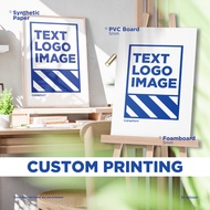 Custom Poster Board Printing | Wedding | Menu | Art Poster