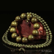 Wenwan Gloomy Wood Couple Golden Silk Nan Bracelet Golden Silk Sandalwood Duobaozhu 108 Beads Sichua