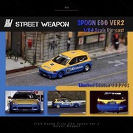 [現貨] 1∶64 車模 SW HONDA CIVIC EG6 SPOON VER.2 本田思域賽車 合金汽車模型