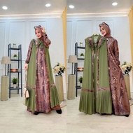 Gamis Armani Silk Mix Seruty / Gamis Outher 1 In 2 / Gamis Armani silk