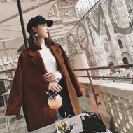 Price 899 Yuan sevi Home Handmade 80% Wool Double-Sided Nicole Loose Mid-Length Woolen Jacket