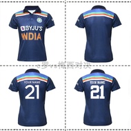 2021 INDIA HOME CRICKET CRICKET team JERSEY INDIA HOME shirt with short sleeves cricketer