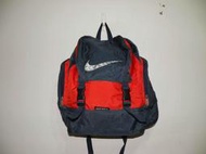 Nike Vintage 復古 古著 早期橘藍色 台灣製後背包 (二手 小傷)