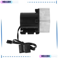 HECCEH Water Cooling Pump, 12V DC 500L/H CPU Water Pump, Durable Noiseless G1/4 Thread Compact CPU W