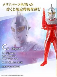 Bandai SHF Ultraman Ultraseven clean ver 超人 七星俠 一番賞 C賞 透明版