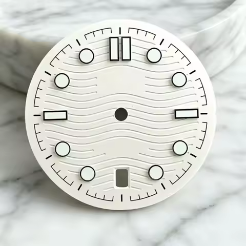 31mm Blue Diver 300M Watch Seamaster Dial Suitable for 6 O'clock NH35 Automatic Mechanical Movement 