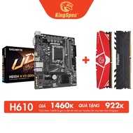 RAM Memory KingSpec DDR4 PC and Main Gigabyte H610M H V3 DDR4 [ D4M Red & Black / H610M H V3 ] - Gen