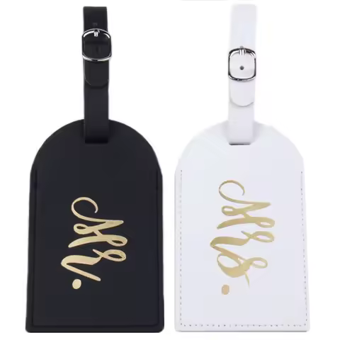 Mr Mrs Luggage Tag Honeymoon travel Wedding engagement Anniversary Bachelorette hen Party bridal sho