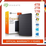Seagate 1TB/2TB/4TB External Hard Disk USB 3.0 Slim Portable ฮาร์ดดิสพกพา HardDisk External HDD Hard
