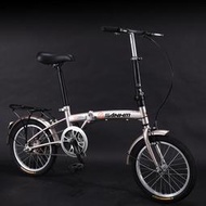 ：三河馬16寸超輕單速折疊自行車成人小孩子中大童學生男女式小單車
