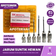 1 PACK OF ANIMAL INJECTION NEEDLES contains 10 pcs and 12 pcs Complete Size | Needle Needle Needle |
