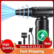Compressed Air Duster, 180000RPM High-Speed 3 Gear Electric Air Duster, Cordless Air Blower Portable