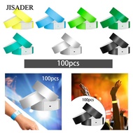 [JISADER] Durable Disposable Wristband for Party Hospital Event Management Synthetic Paper Identific