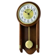 [Powermatic] Seiko QXH073B Dual Chime Wooden Pendulum Wall Clock QXH073BN