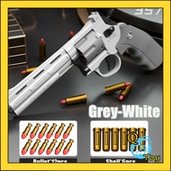357 Model Revolver Plastic Gun Toy  Soft Bullet Gun Automatic Continuous Shooting Toy