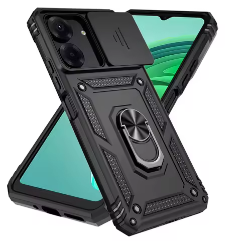 For Xiaomi Redmi 13C Case Slide Lens Protect Shockproof Armor Phone Cases For Xiaomi Redmi 13C 13 C 