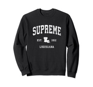 Supreme Louisiana LA Vintage Athletic Sports Design Sweatshirt