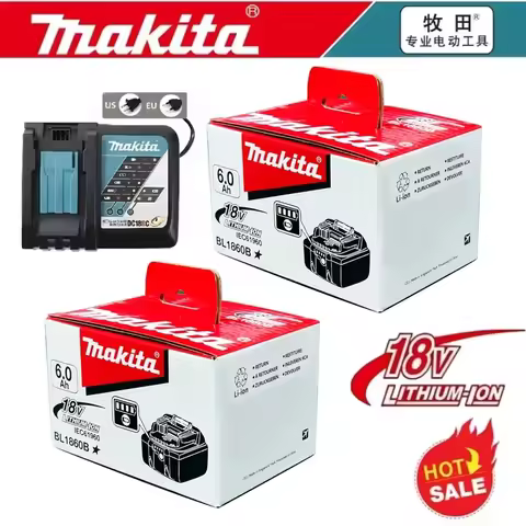 DTW700 Makita original 18V 6.0Ah battery DDF485 TW190 DTD172 LXT400, suitable for more Makita 18V to